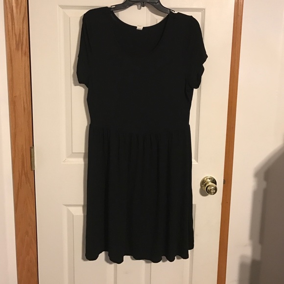 Old Navy size L black tee dress