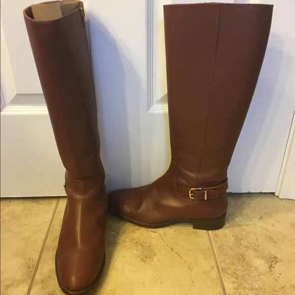 Jcrew Italian cognac color riding boots
