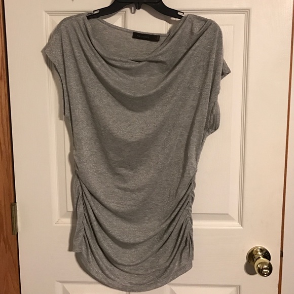 The Limited silver sparkle top size L