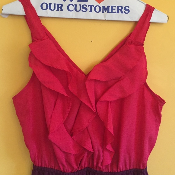 Two colors dress