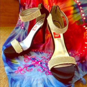 I. Miller Fancy Ankle-Strap High Heel Sandals