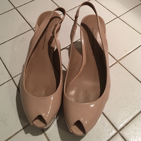 Zara Tan Wedges