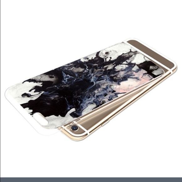 Black Paint splatter abstract iPhone case for 6s/7 - Picture 3 of 3