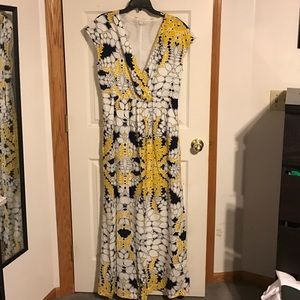 GAP floral maxi dress size 12