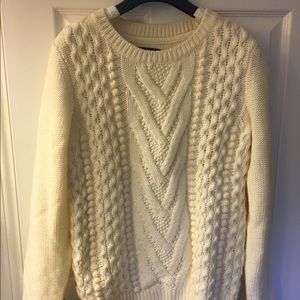 Tommy Hilfiger cream fisherman's sweater