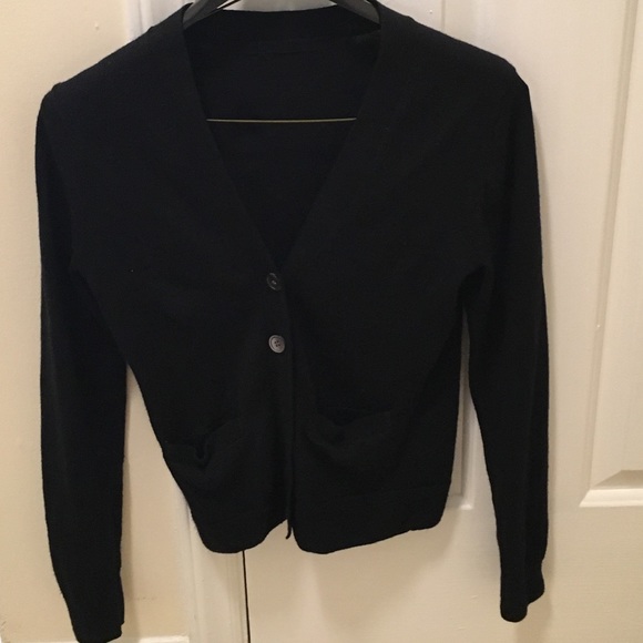 J Crew classic black sweater