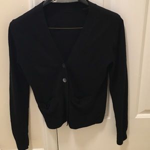 J Crew classic black sweater