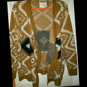 Si Cono Aztec Cardigan Sweater 1X/2X