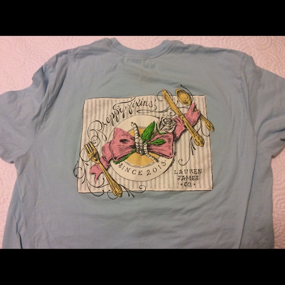 Lauren James Preppy Fixins' tshirt XL