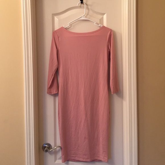 Blush Pink Bodycon Dress