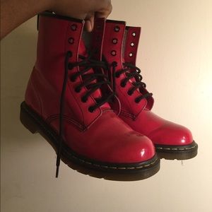 1460 Patent Leather Red Dr. Martens