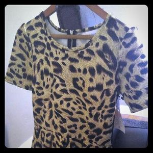 Lularoe leopard dress