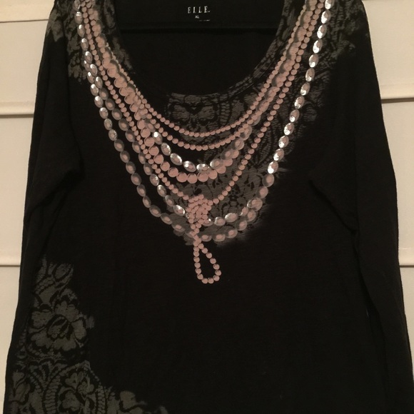 Elle lightweight long sleeve tee