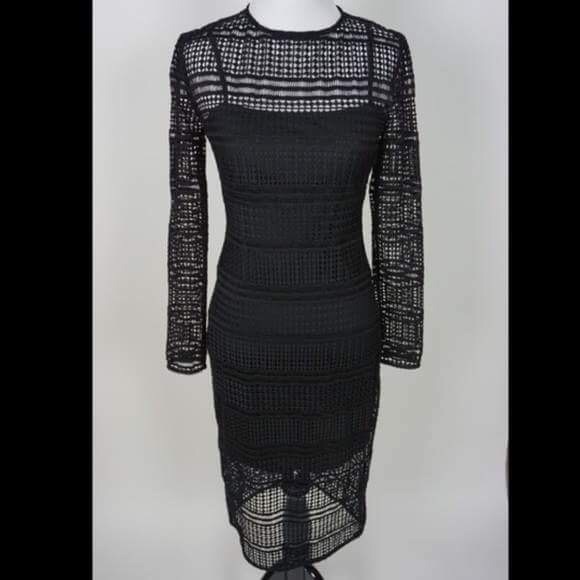 NWOT Zara Crochet Midi Dress