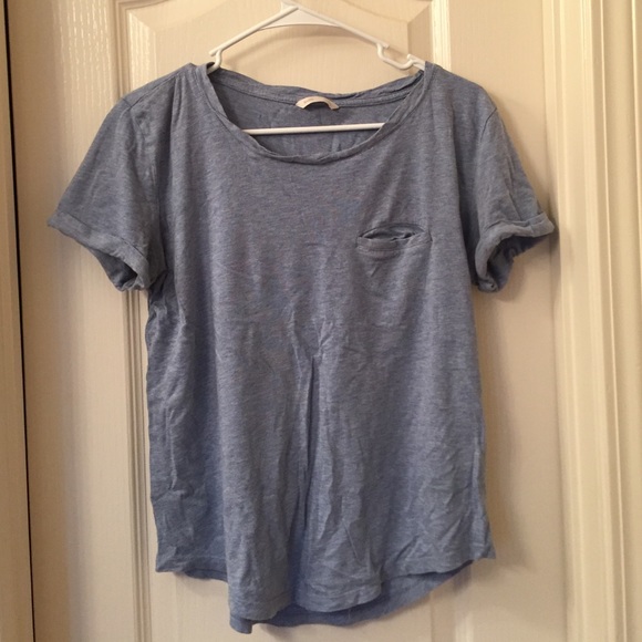 Blue Lightwash Basic Tee H&M