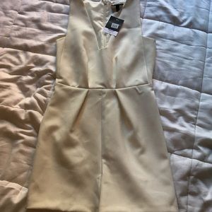 Cream colored topshop romper