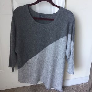 MARKET AND SPRUCE NINA ASYMMETRICAL SWEATER - SML