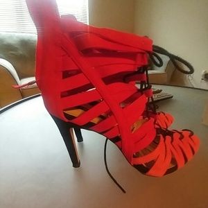 Zara lace up shoes NWT