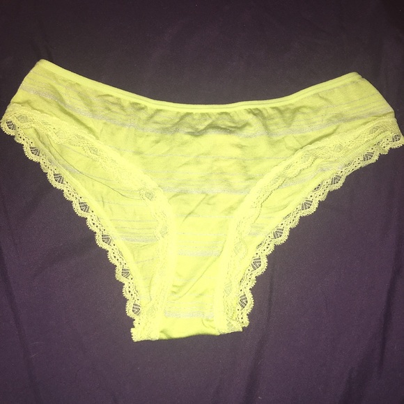 NWT Lime green Victoria's Secret Cheeky Panties
