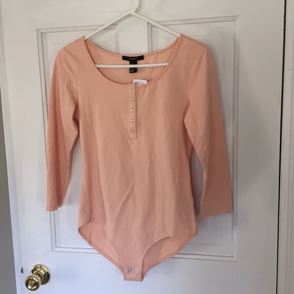 Pink/nude bodysuit