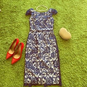 Australian designer! Laced Midi Cocktail Dress