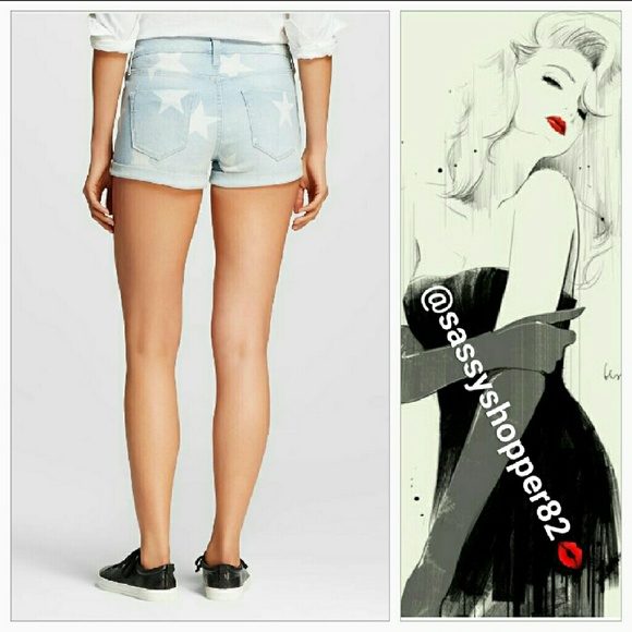 Mossimo Star denim shorts NWT - Picture 3 of 4