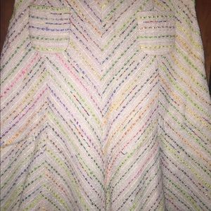 Trina Turk tweed a line skirt 12