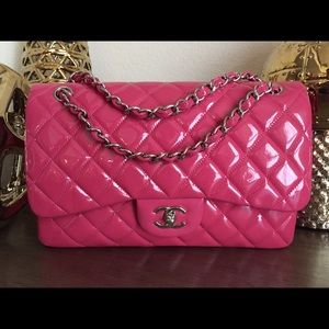 JUMBO CHANEL HOT PINK