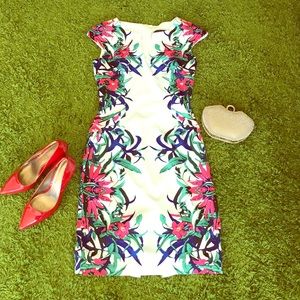 Floral Silk Dress