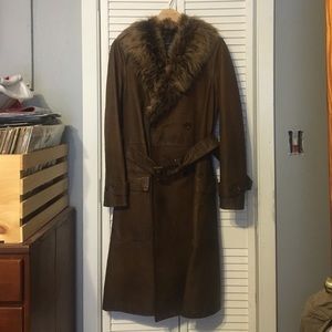 Ralph Lauren Leather Trench