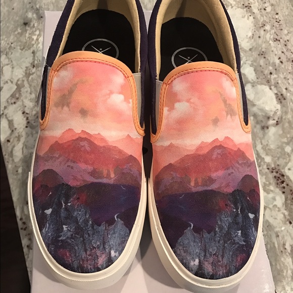 Size 8 inkkas Women's Slip Ons