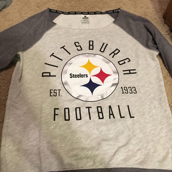 PINK Victoria's Secret Other - Pittsburgh steeler quarter sleeve sweatshirt