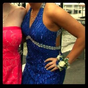 Prom dress. Navy blue