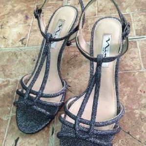 Silver heels