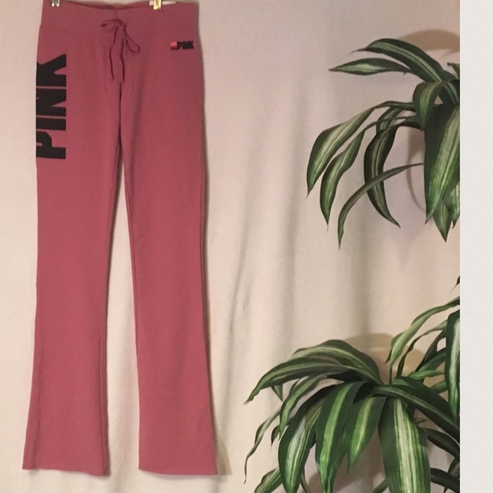PINK VS SZ XS UNIV. FLARE STRETCH PANTS BNWT - Picture 1 of 8