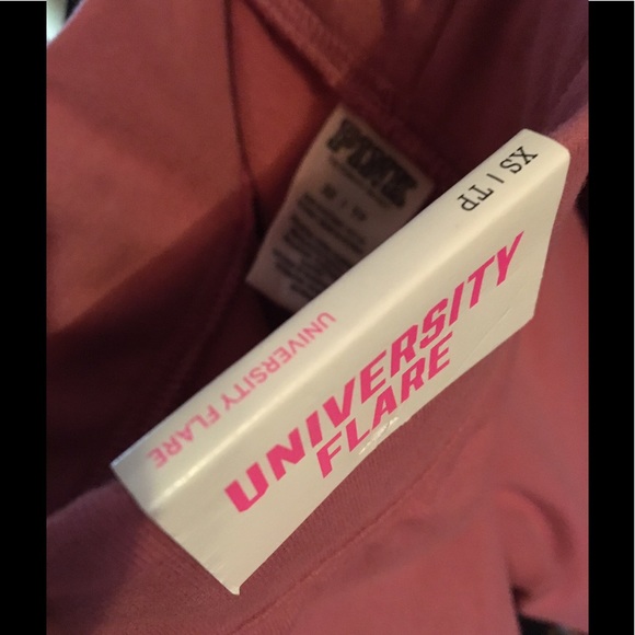 PINK VS SZ XS UNIV. FLARE STRETCH PANTS BNWT - Picture 4 of 8