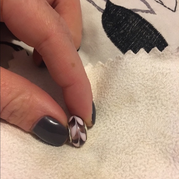 Pandora Pink Swirl Glass bead