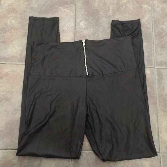 Highwaist Leather Leggings