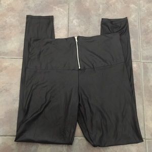 Highwaist Leather Leggings