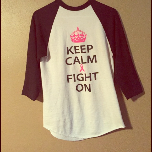 Keep calm and fight on shirt