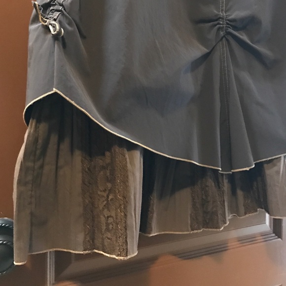 Long brown skirt from France - Picture 2 of 3