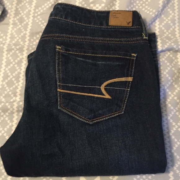 American Eagle jeans. Lightly worn. Size 8 regular