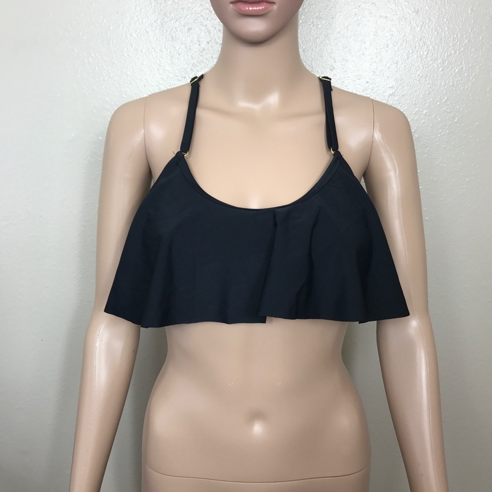 Jessica Simpson Laser-Cut Bikini Top S