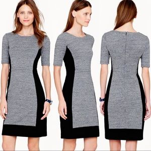 Jcrew black/gray dress