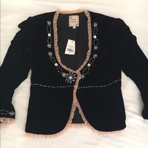Nanette Lepore Velvet Blazer NWT
