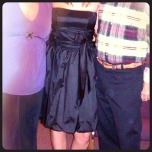 Black bridesmaid dress