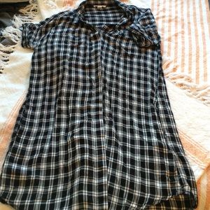 Plaid beachlunchlounge Shirt Dress