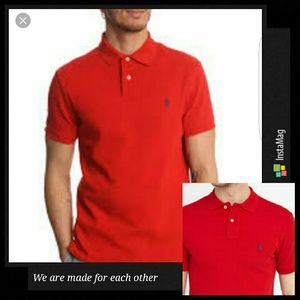 Red Ralph Lauren Polo