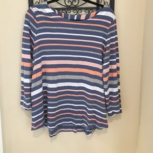 Cotton striped top