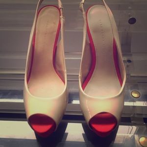 Zara Nude/Mellon Platform Heels/Worn Once